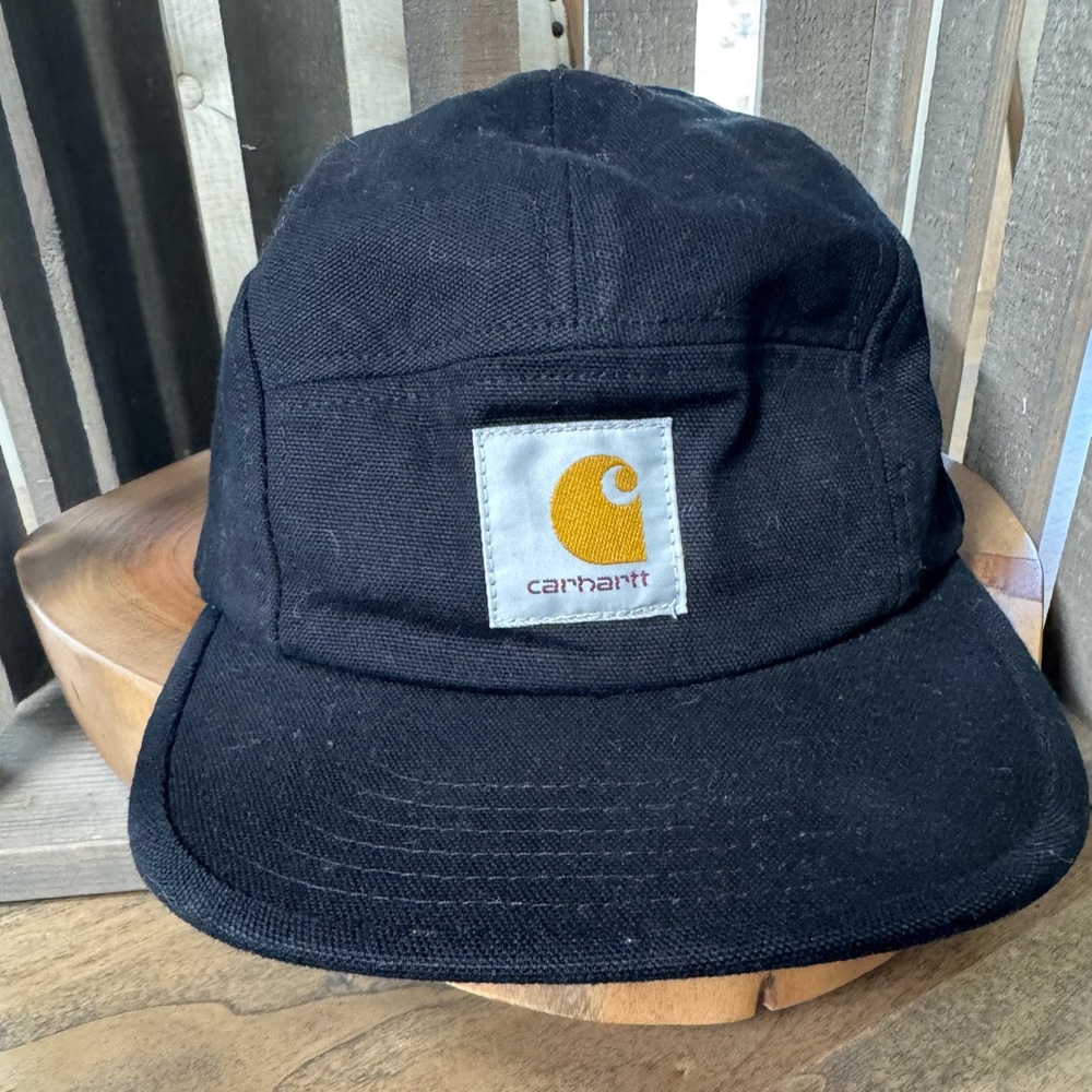 Carhartt Backley Cap WIP Work In Progress Black - Picture 5 of 8